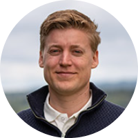 Didrik Fosby, kundeansvarlig for Høysand Brygge